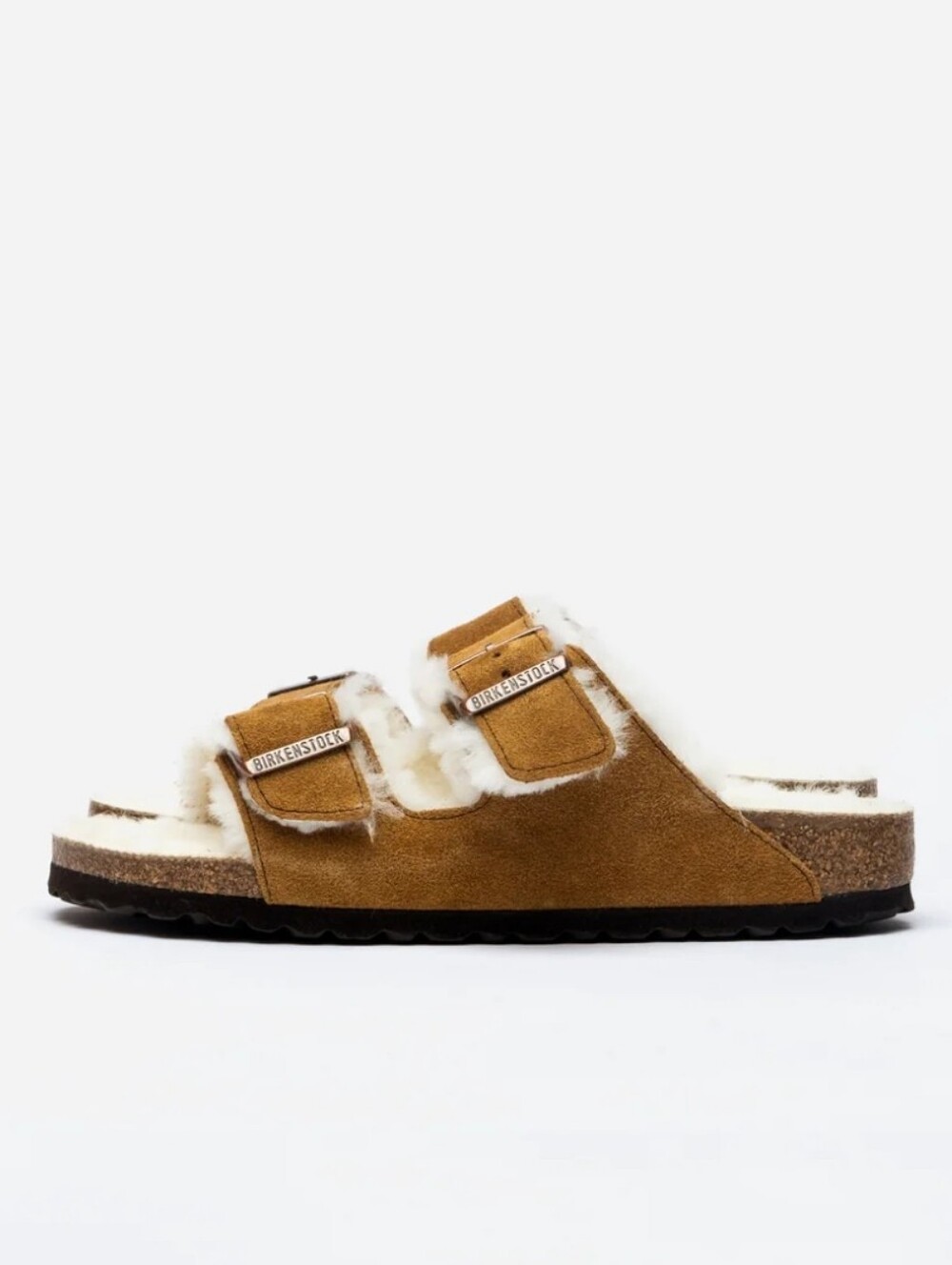 Birkenstock Arizona Shearling Mink Men's Size 10 Cozy Outdoor Vibes CampinSummer